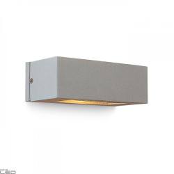 REDLUX Woop outdoor wall light white, silver gray, anthracite