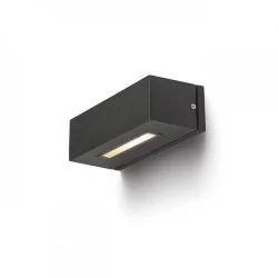 REDLUX Woop outdoor wall light white, silver gray, anthracite