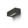 REDLUX Woop outdoor wall light white, silver gray, anthracite