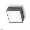 REDLUX Bono LED ceiling light silver-gray, anthracite