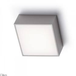 REDLUX Bono LED ceiling light silver-gray, anthracite