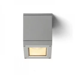 REDLUX Quadra M external ceiling luminaire anthracite, silver-gray