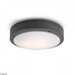 REDLUX Sonny outdoor ceiling lamp anthracite, silver gray