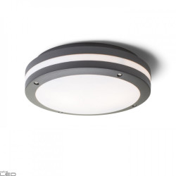 REDLUX Sonya 30 Lampa sufitowa zewnętrzna czarna, srebrno-szara