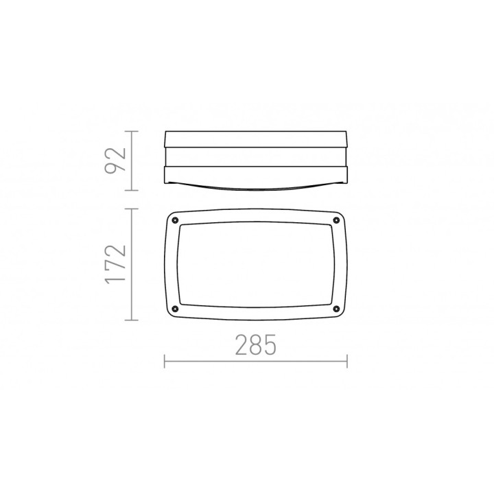 REDLUX Sonya RC Outdoor ceiling lamp