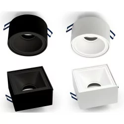 OXYLED VIVI SQ/RO recessed lamp GU10