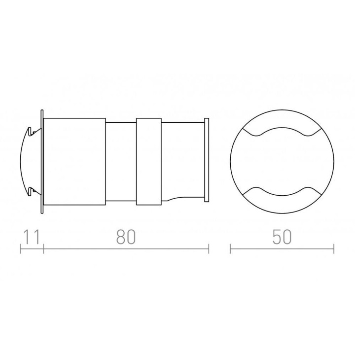 REDLUX Kick II LED recessed light