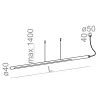 AQFORM THIN TUBE asymmetry LED suspended