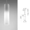 AQFORM MODERN GLASS Tube GU10 suspended 50470, 50529