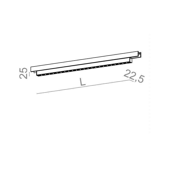 AQFORM SET TRU mini points LED multitrack magnes