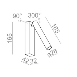 AQFORM PET micro move LED kinkiet 26504