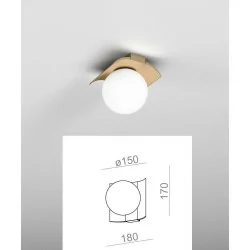 AQFORM BALL WP LED surface 46970 wall