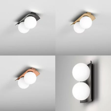 AQFORM MODERN BALL WP x2 LED surface 46971 AQFORM MODERN BALL WP x2 LED surface 46971