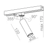 AQFORM PET next mini LED track AQFORM PET next mini LED track 16358 do szyn 3F light 4,5W