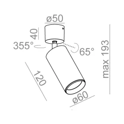 AQFORM PET next LED spot 16363 light 8,5W