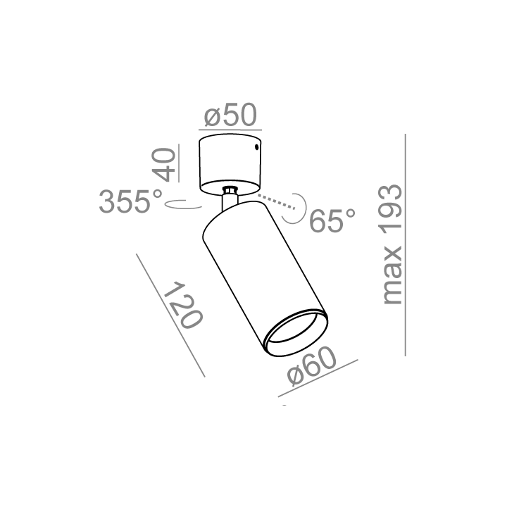 AQFORM PET next LED spot 16363 light 8,5W