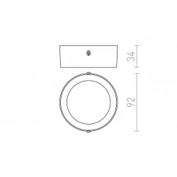 Redlux Hue R 9 DIMM LED ceiling lamp