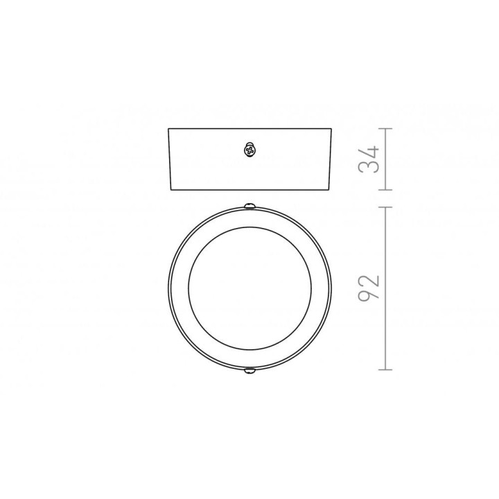 Redlux Hue R 9 DIMM LED ceiling lamp
