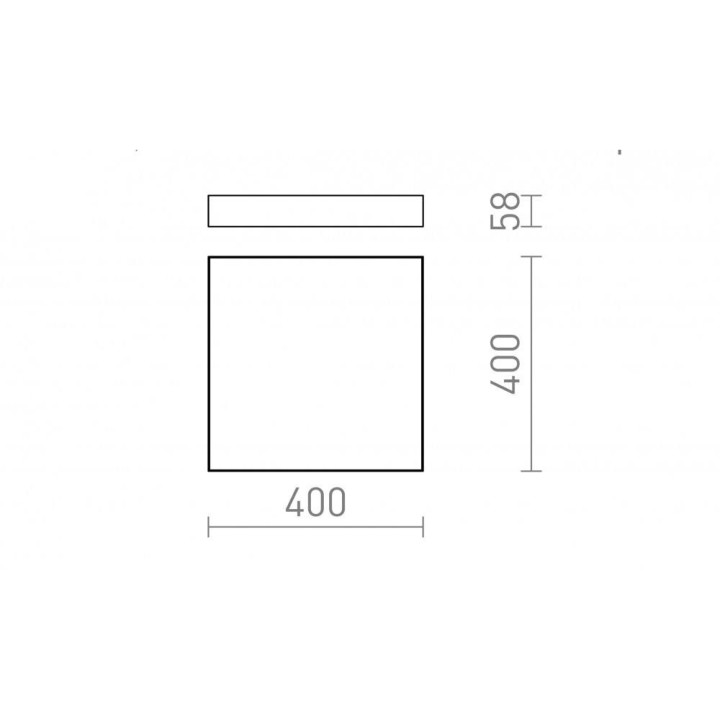 Redlux Larisa SQ 40 Lampa sufitowa LED