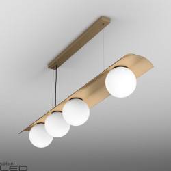 AQFORM MODERN BALL WP x4 LED asymmetry suspended 59823
