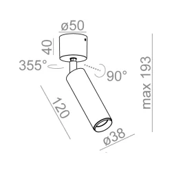 AQFORM PET next mini LED reflektor 16359