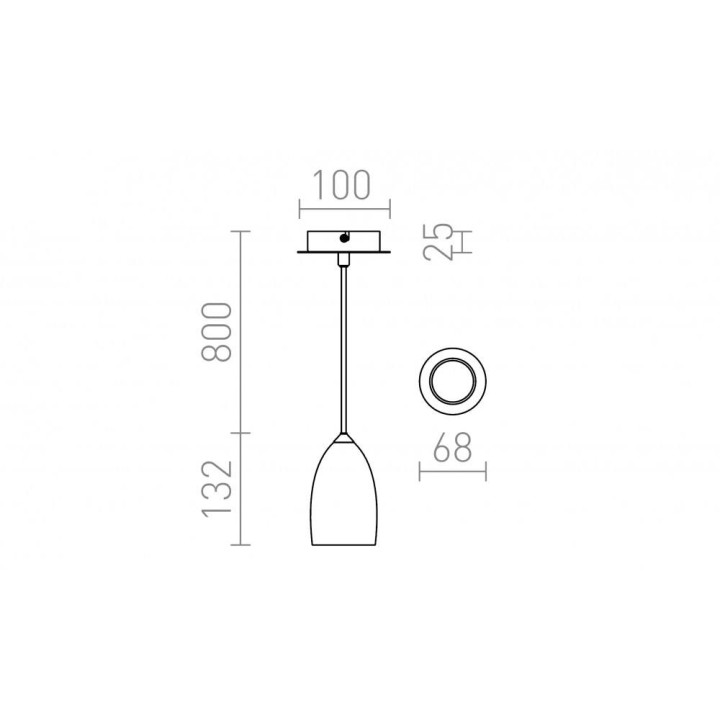 Redlux Babades I Hanging lamp GU10