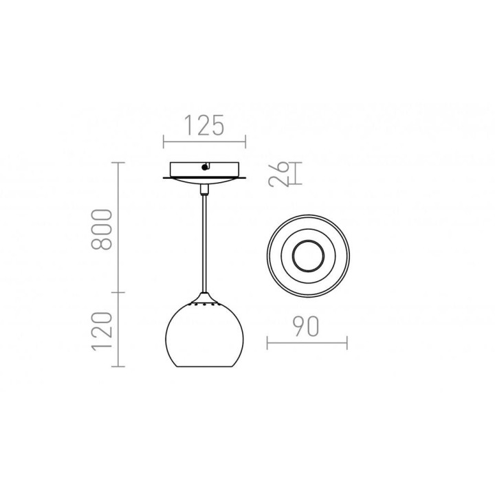 Redlux Desty I Hanging lamp GU10