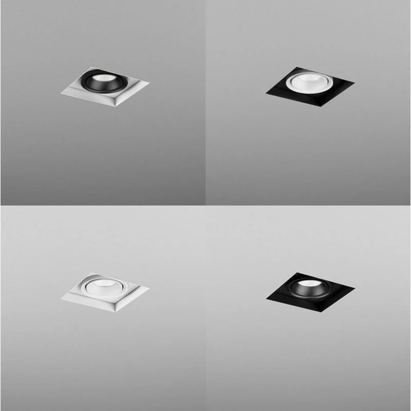 AQFORM SQUARES next 50x1 LED trimless recessed 37990