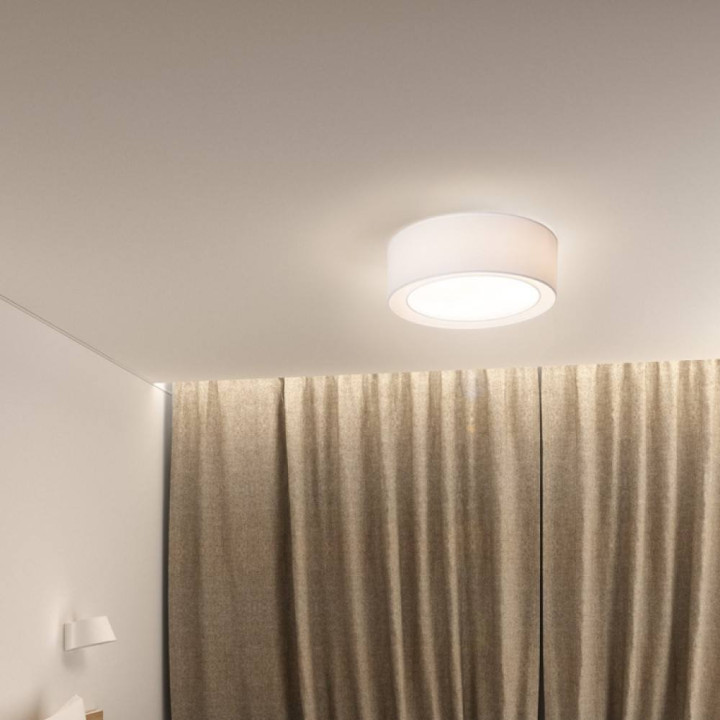 Redlux Otis Lampa sufitowa  E27 biała, czarna