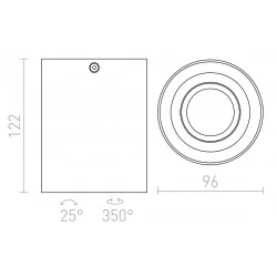 Redlux MILANO I Ceiling lamp GU10