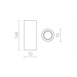 Redlux Jack SQ S 17 Oprawa sufitowa GU10