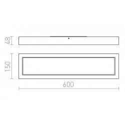 Redlux Structural LED ceiling light