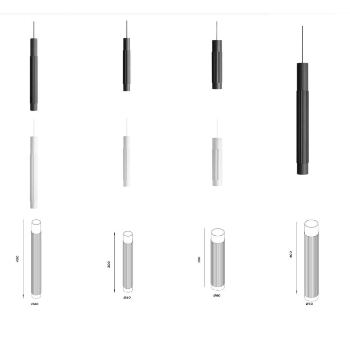 BPM FACE 20205, 20207 pendant lamp LED 30cm, 40cm