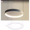 BPM ALBERTA inside 10243PN pendant LED lamp 35cm-125cm