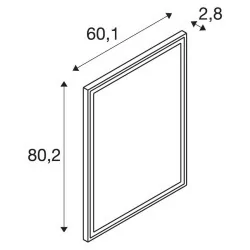 SLV TRUKKO WL 1004730 mirror LED IP44 CCT