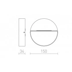 REDLUX Aqila Wall mounted LED luminaire