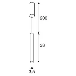 SLV HELIA ambient 35 PD phase 1003436 wisząca LED 9W