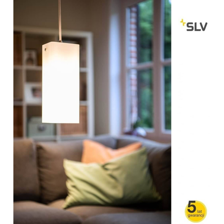 SLV QUADRASS 1003432 hanging lamp glass E27