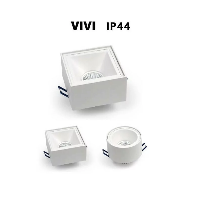 OXYLED VIVI IP44 bathroom recessed LED lamp 6W, 10W