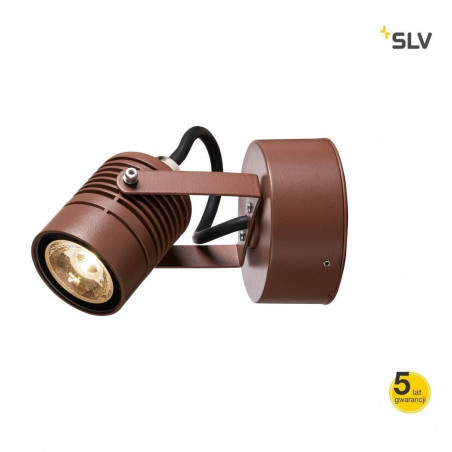 SLV LED SPOT kinkiet LED IP55 antracyt, brąz
