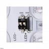 SPOTLINE AINOS SQUARE czujnik plafon LED IP65 1003451/2 biały, antracyt