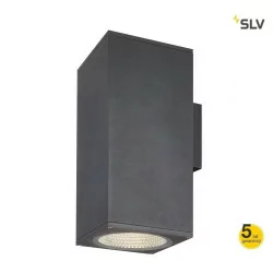 SLV Enola square Up-Down S, M, L 100341 outdoor wall lamp