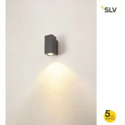 SLV ENOLA square S, M, L wall light LED outdoor IP65