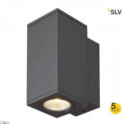 SLV ENOLA square S, M, L wall light LED outdoor IP65