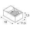 SLV ESKINA frame 1004747 kinkiet LED IP65