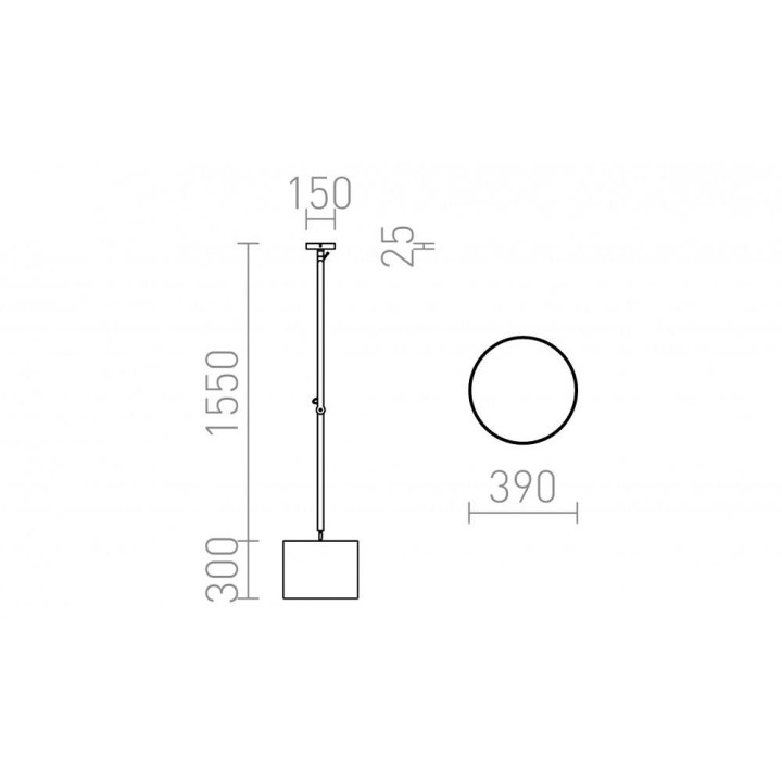 Redlux Madison Lampa sufitowa E27