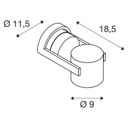 SLV  OCULUS CW LED 1004664/5 wall, surface lamp