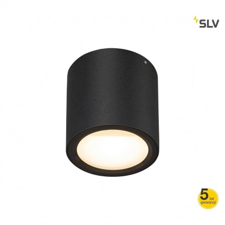 SLV OCULUS CL 1004666/7 lampa sufitowa LED biała, czarna tuba