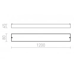 REDLUX Marina 60, 90, 120 Kinkiet łazienkowy LED