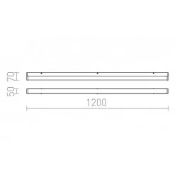 REDLUX Regina 60, 120 LED bathroom wall lamp